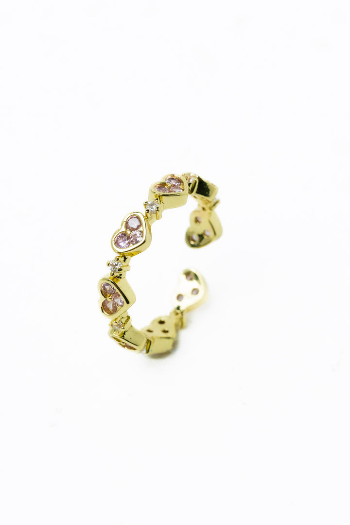 Amor Ring - Metallic Moonlight Pink
