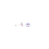 Prim Earrings Round - Silver Bluebell