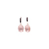 Bali Earrings - Light Rose Gold Mocha Silk