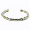 Pearl Dusk Bracelet - Metallic Linen
