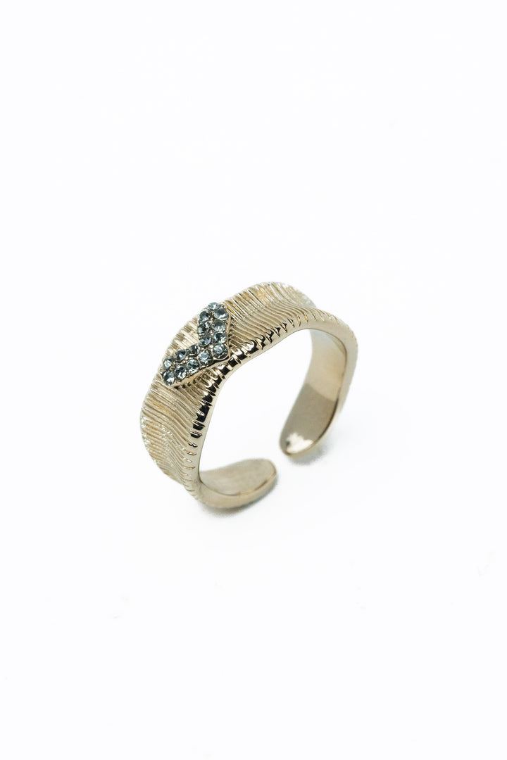 Paris Ring - Metallic Linen