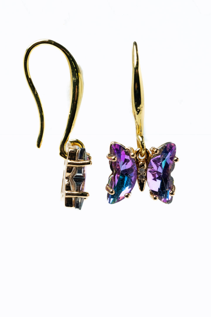Tiny Wings Earrings - Gold Mystic