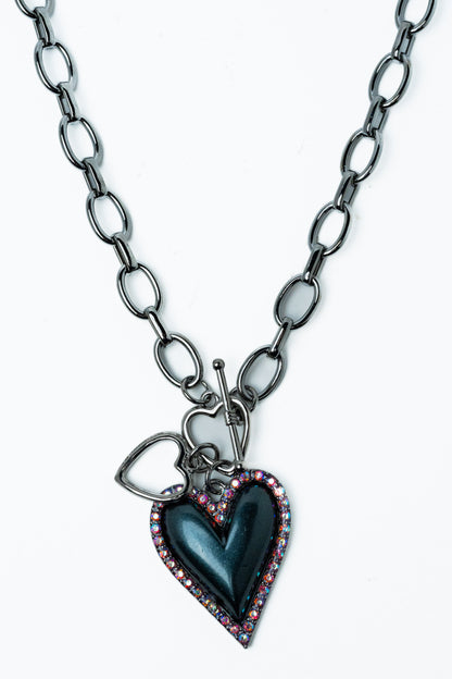 If You Wanna Be My Lover Necklace - Gunmetal