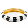 Ysabel Bracelet - Gold Black White