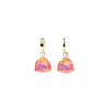 Jazz Earrings - Gold Cotton Candy