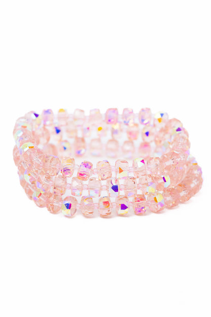 Wild Thoughts Bracelet Set - Pink