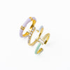 Capri Rose Ring Set- Pastel Dream
