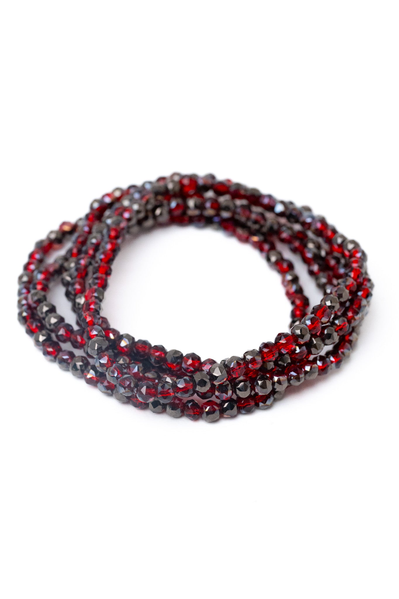 Delphy Bracelet Set - Red Velvet