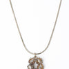 Magnolia Necklace - Metallic Linen