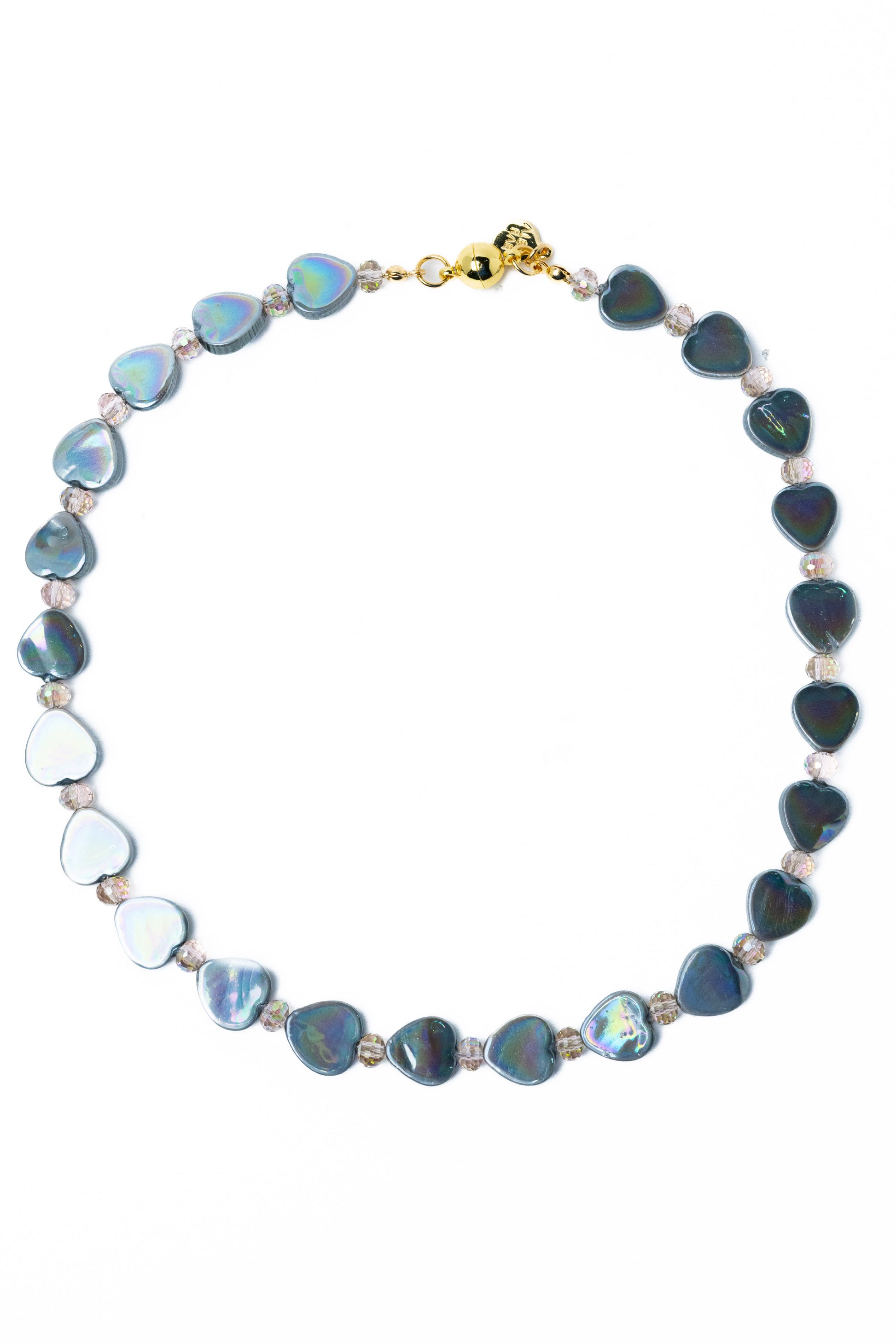 Heart Fire Necklace - Diamond Fog