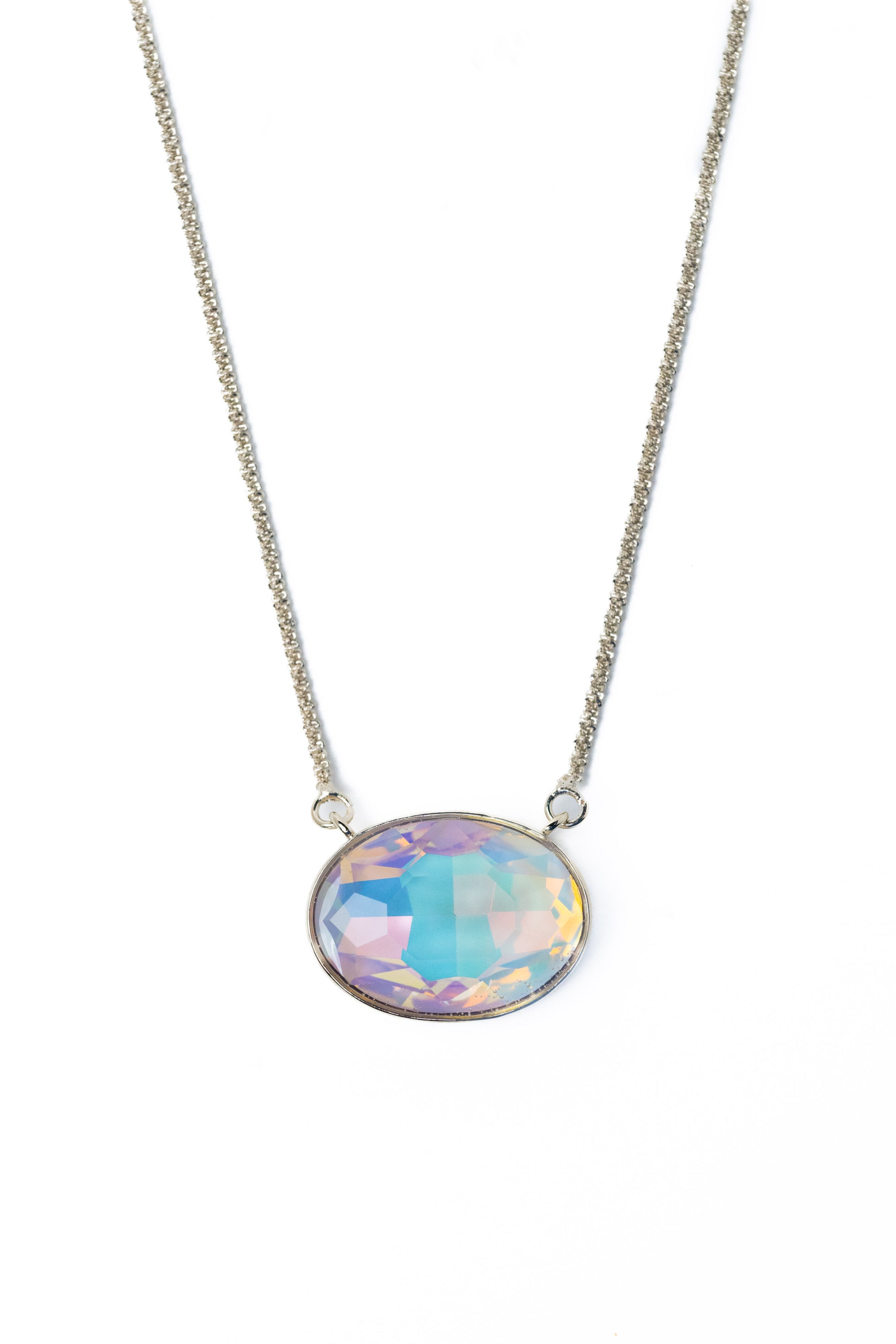 Clearwater Necklace - Metallic Linen Pink