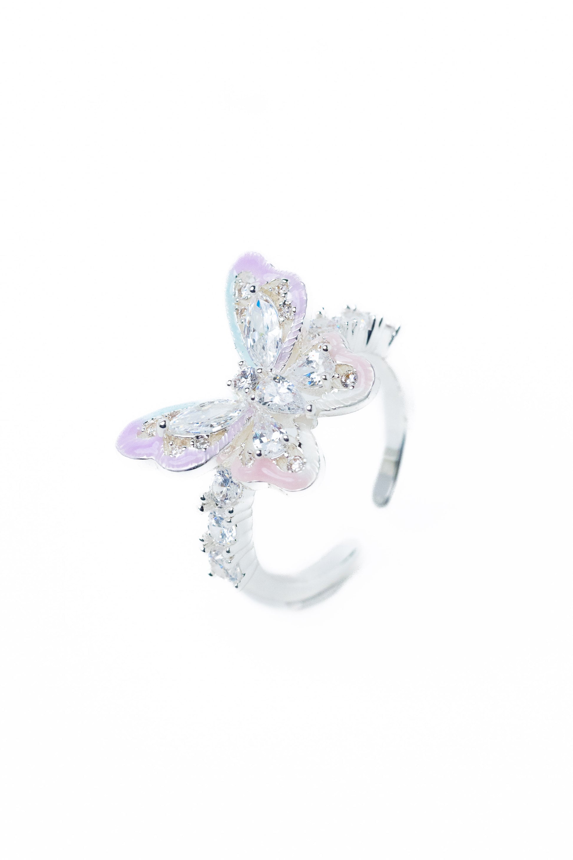 Serenity Ring - Liquid Metallic Pearl White