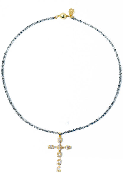 My Faith Necklace - Silver Gold