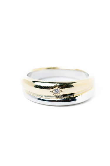 Adeen Ring - Gold Silver