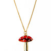Amanita Necklace - Gold Strawberry
