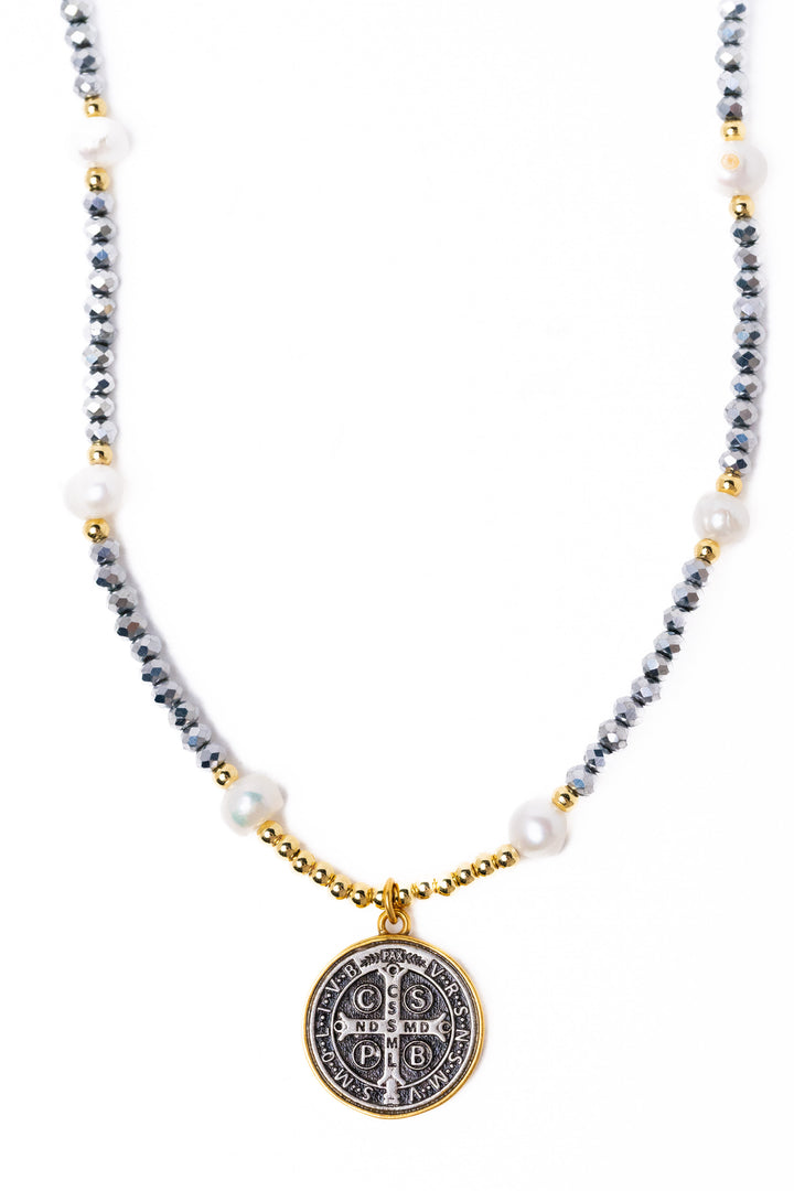 Noemie Necklace - Silver Gold