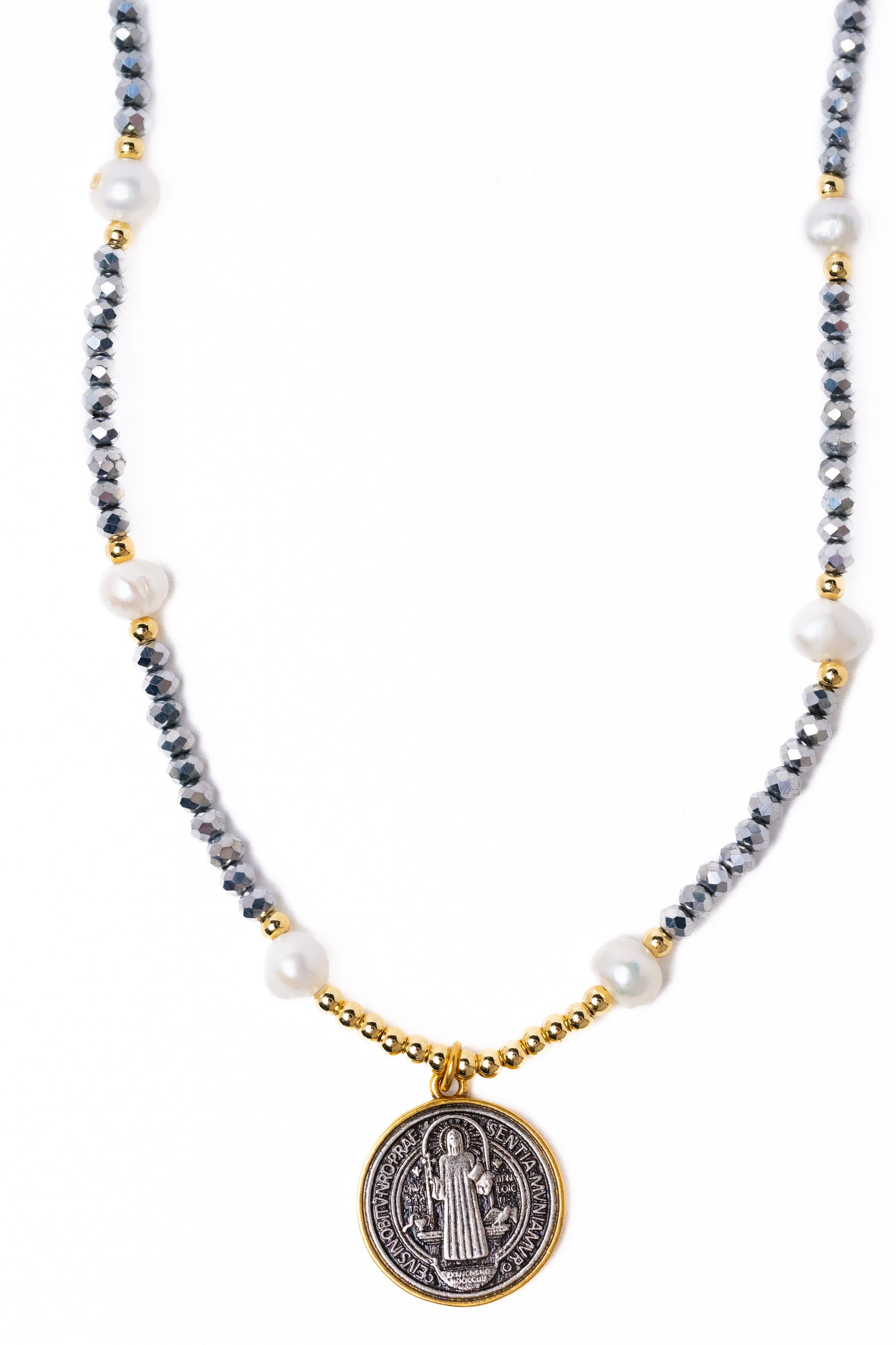 Noemie Necklace - Silver Gold