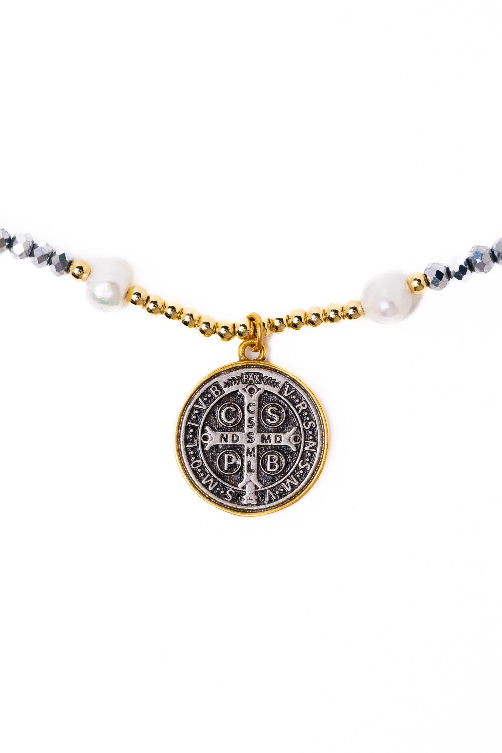 Noemie Necklace - Silver Gold