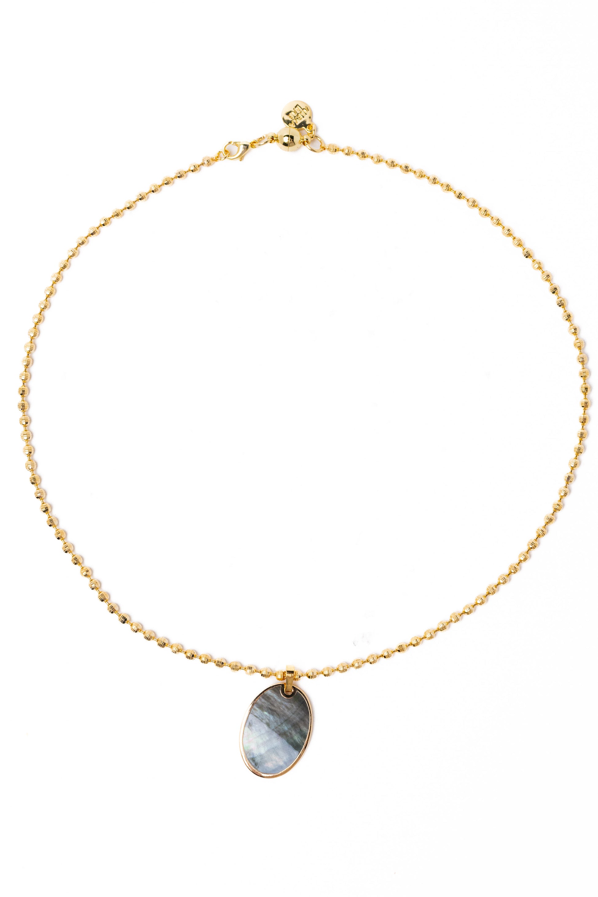 Hidden Pearl Necklace - Gold