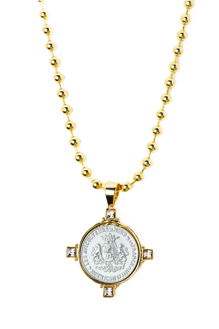 Fleur De Paris Necklace - Gold Silver