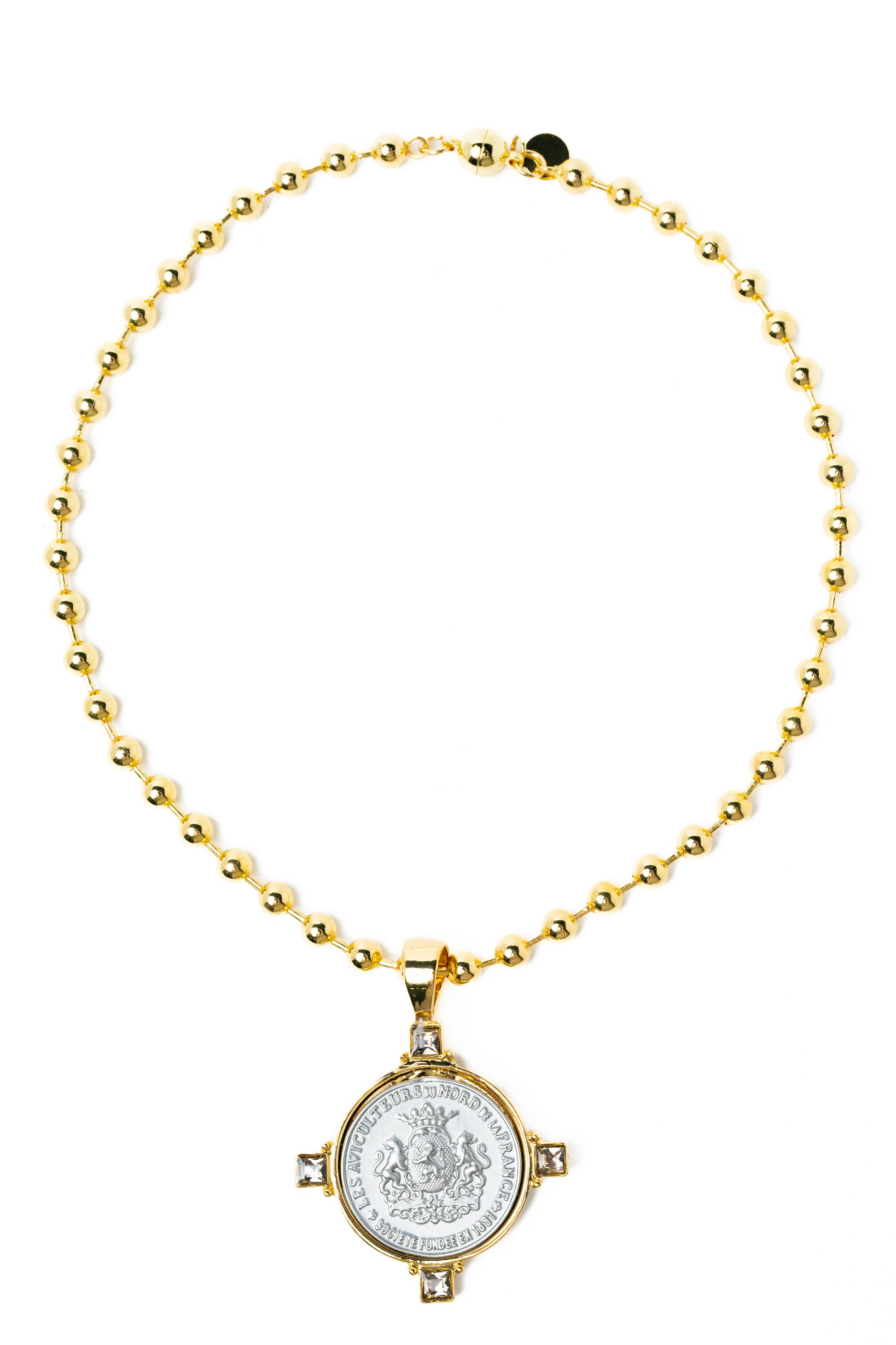 Fleur De Paris Necklace - Gold Silver