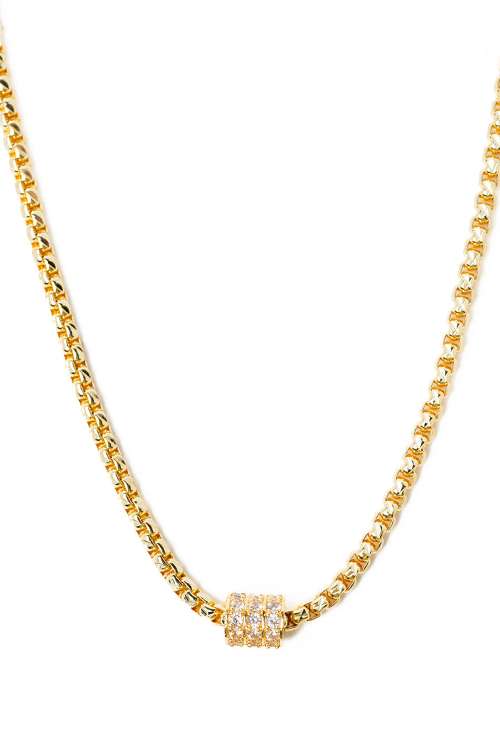 Bohemian Palace Necklace - Liquid Metallic Moonlight