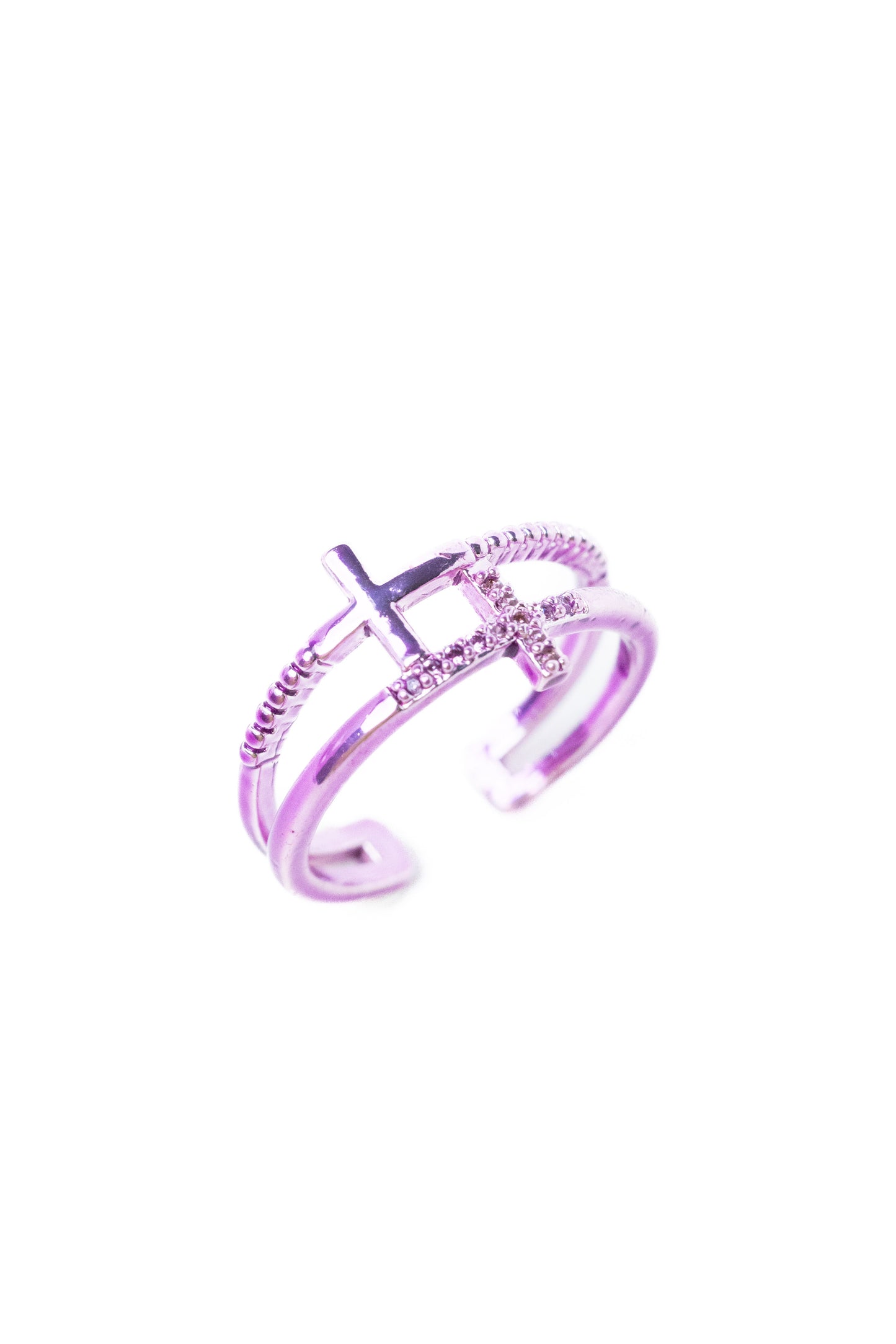 Trinidad Ring - Metallic Lilac