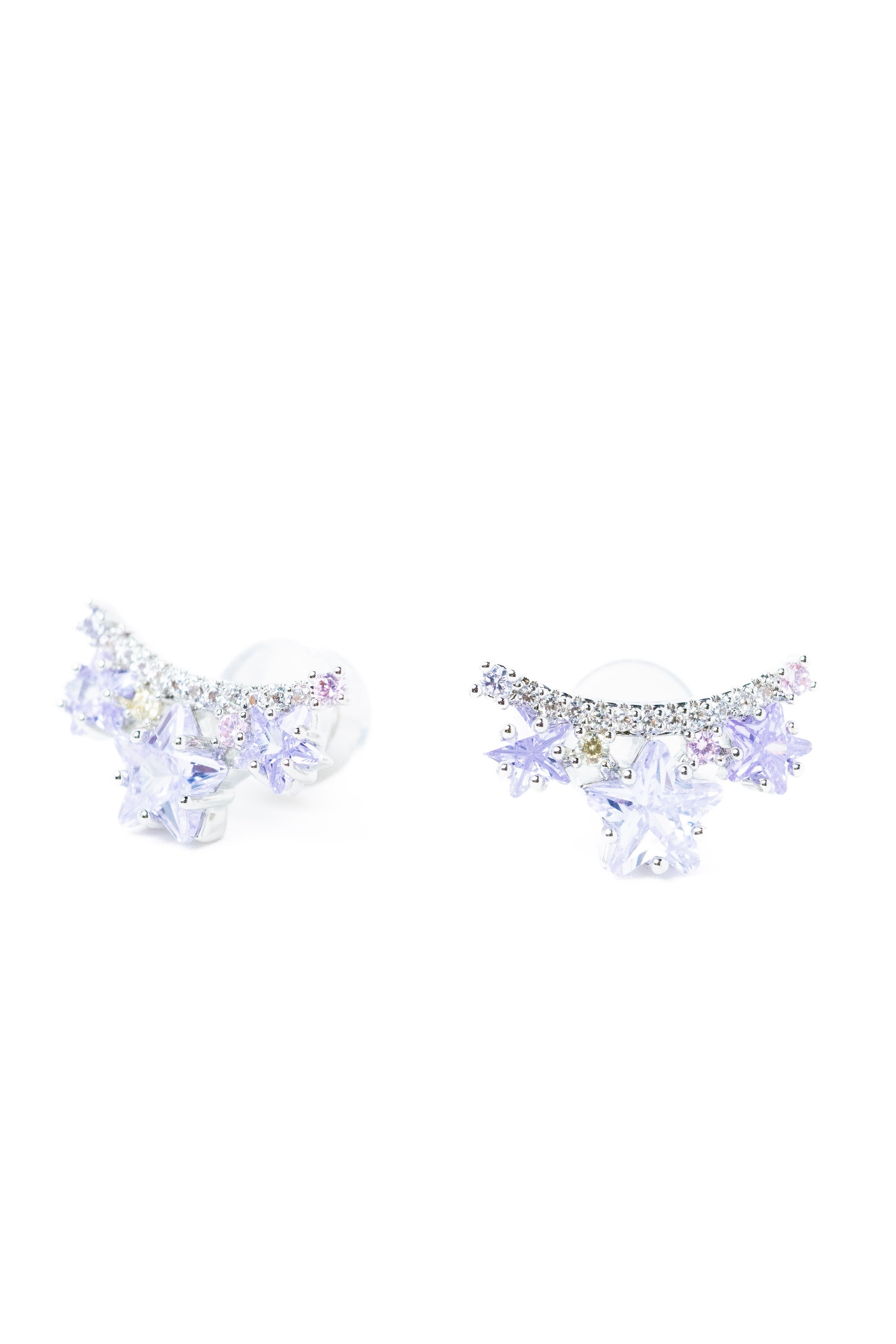 Violet Halo Earrings