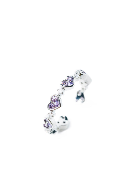 Amor Ring - Silver Lilac