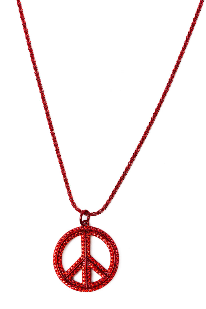 Words Of Wisdom Necklace - Metallic Rouge