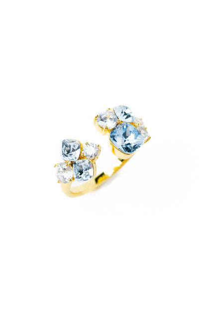 Autumn Ring - Gold Ice Blue