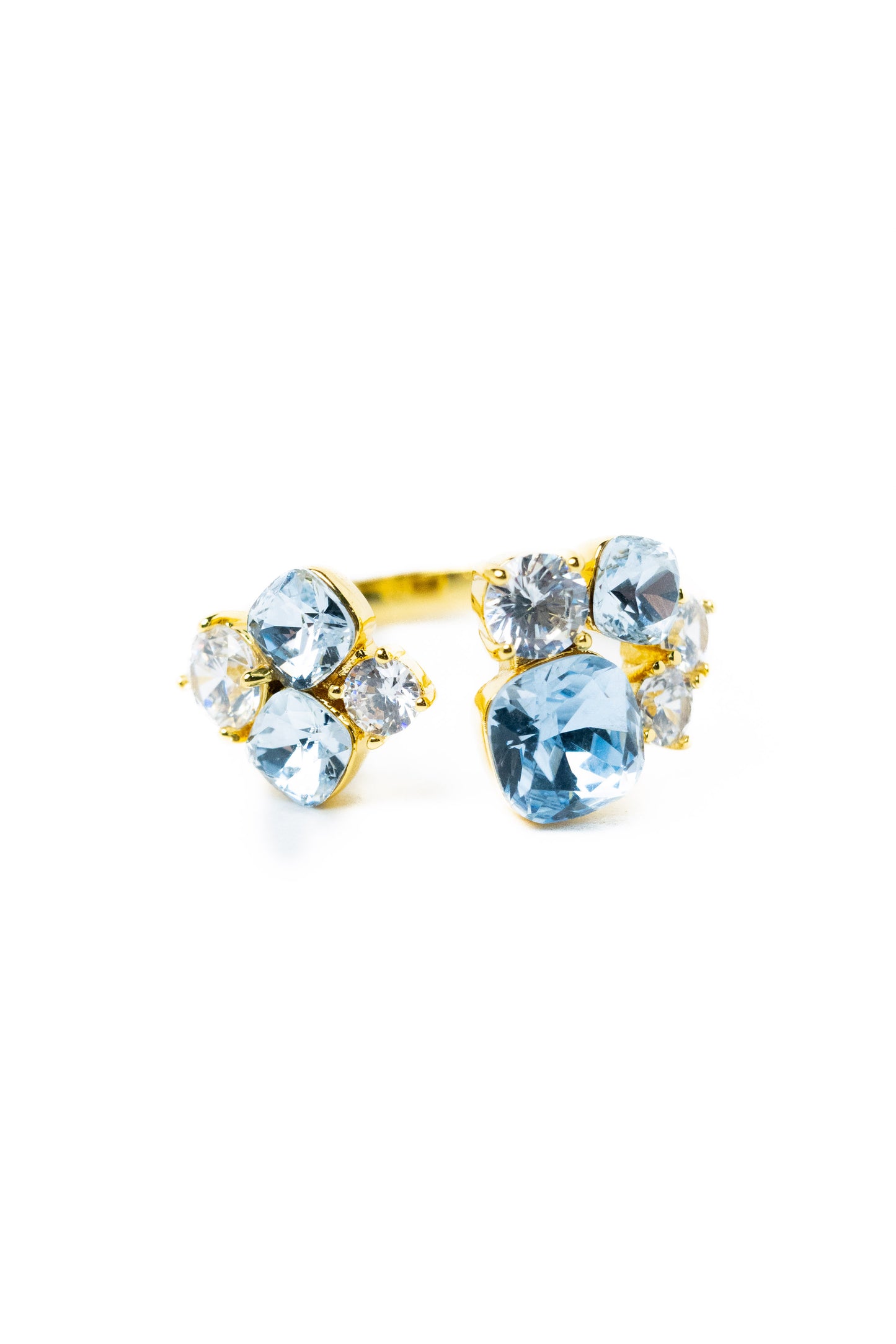 Autumn Ring - Gold Ice Blue