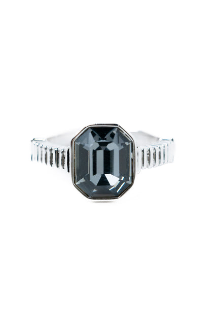 Lena Ring - Silver Smokey