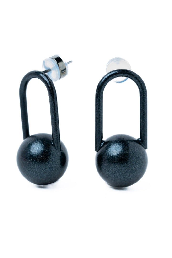 Tracy Earrings - Metallic Graphite