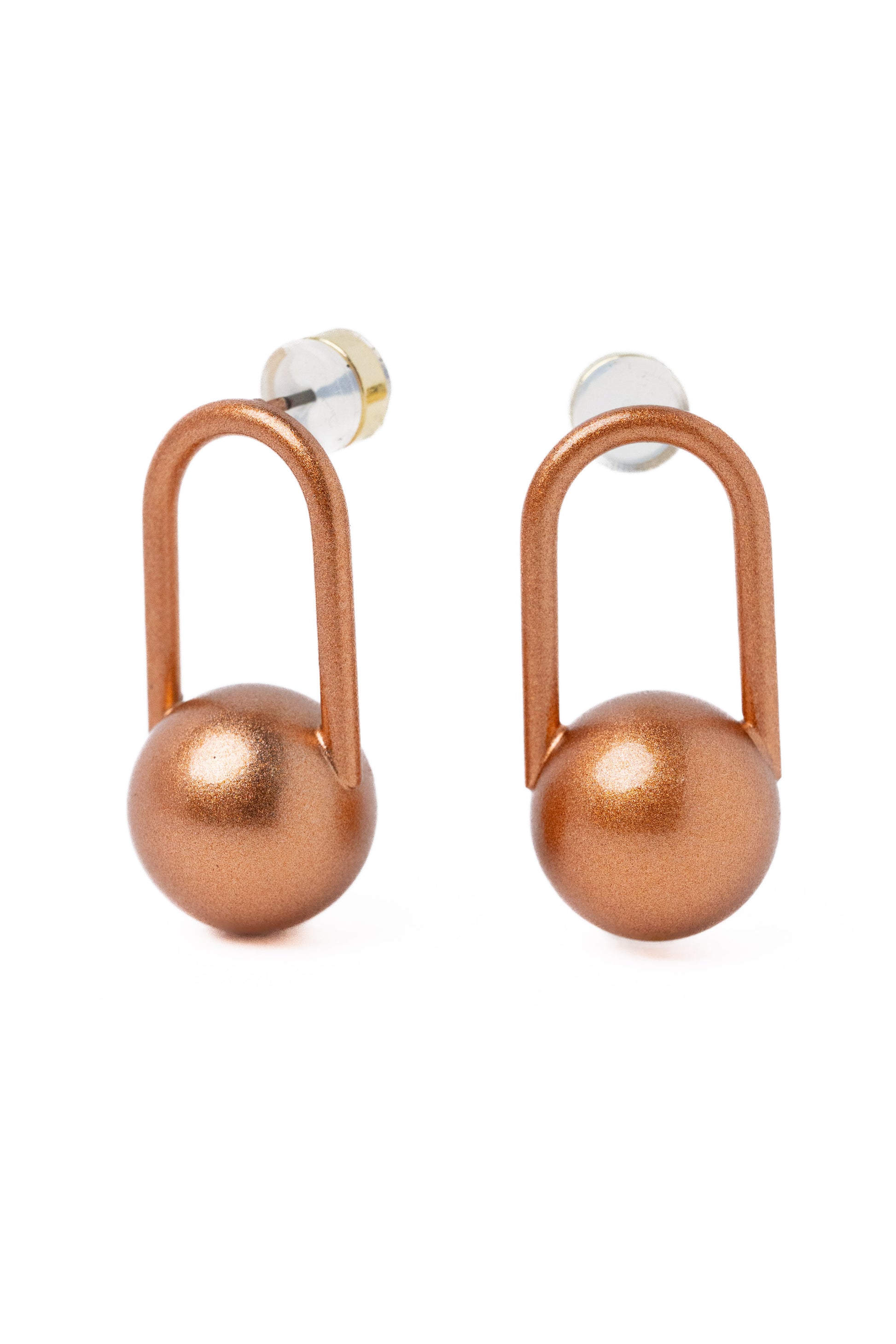 Tracy Earrings - Metallic Toffee