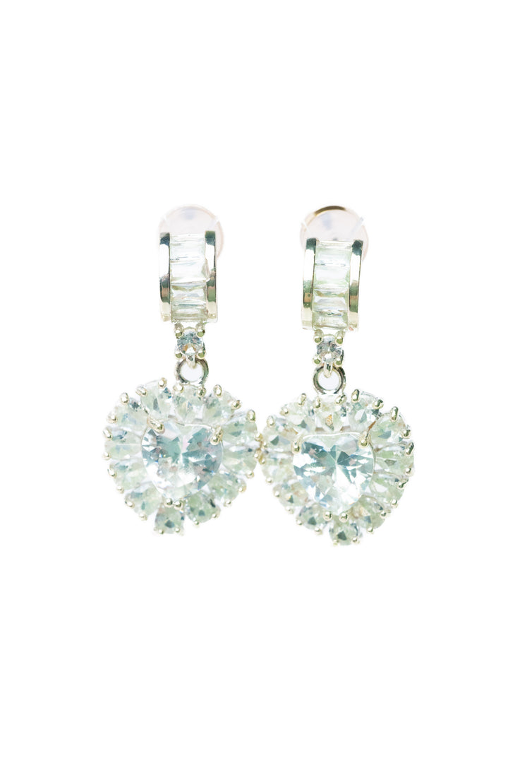 So Beautiful Earrings - Metallic Mint Magnolia