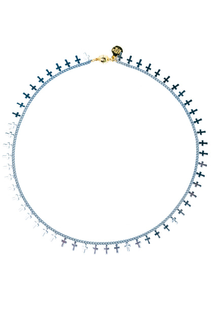 Every Little Thought Necklace - Metallic Eternal Blue