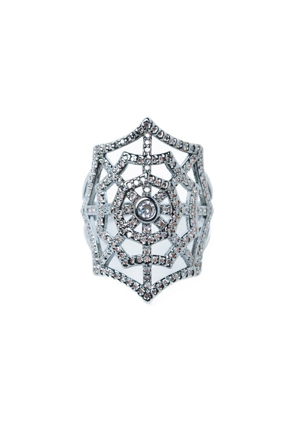 Glam Web Ring - 2 Colors!