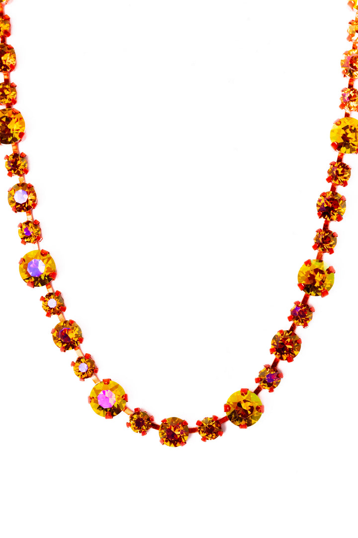 Lucy In The Sky Necklace - Metallic Pumpkin Spell