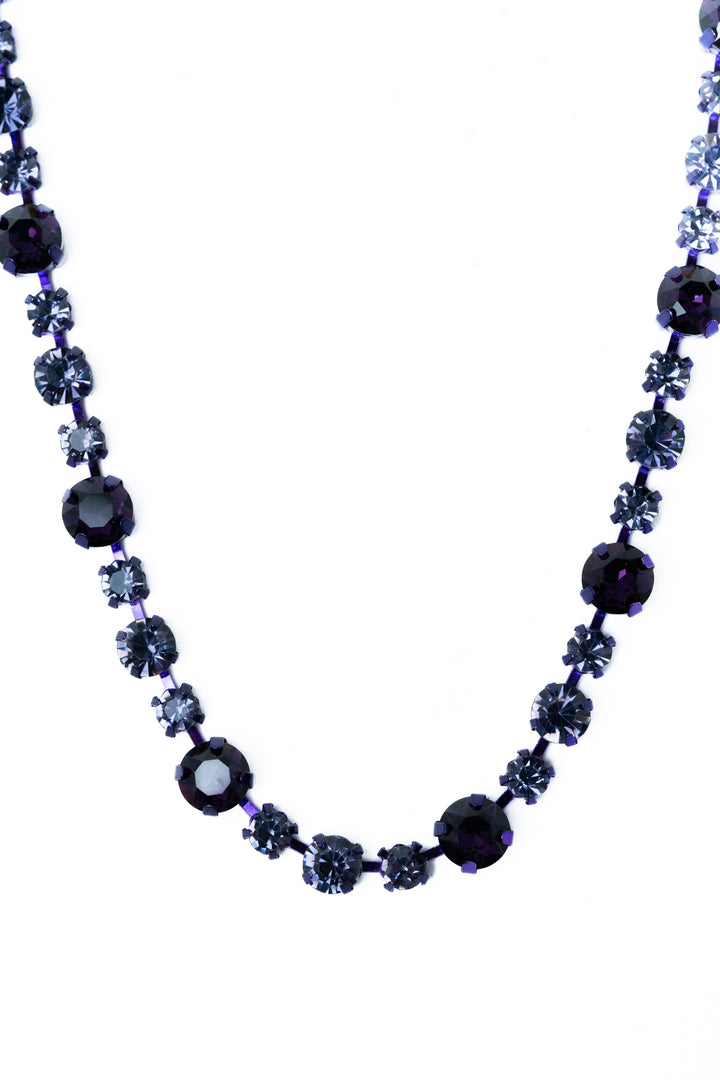 Lucy In The Sky Necklace - Metallic Poison Plum