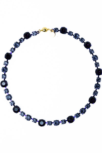 Lucy In The Sky Necklace - Metallic Poison Plum