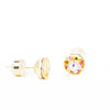 Zephyr Earrings - Gold Pineapple Frost