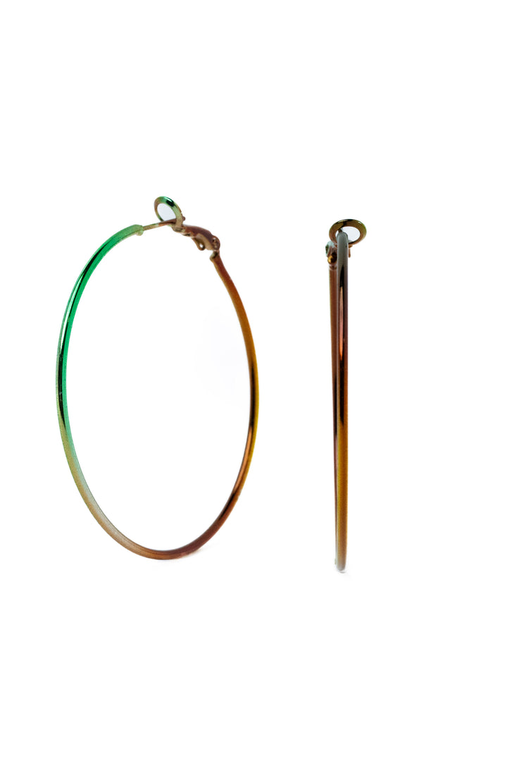 Pilar XL Earrings - Ombre Shadow Bronze
