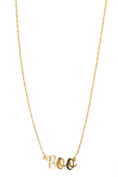 Boo Necklace - Gold