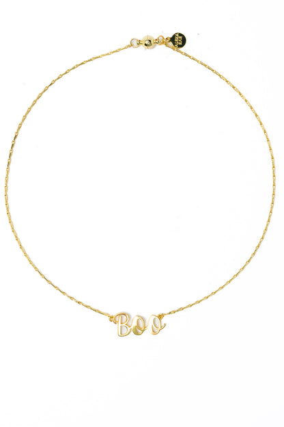 Boo Necklace - Gold
