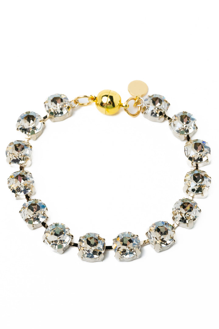Forever And Ever Round Bracelet Large - Metallic Linen Champagne
