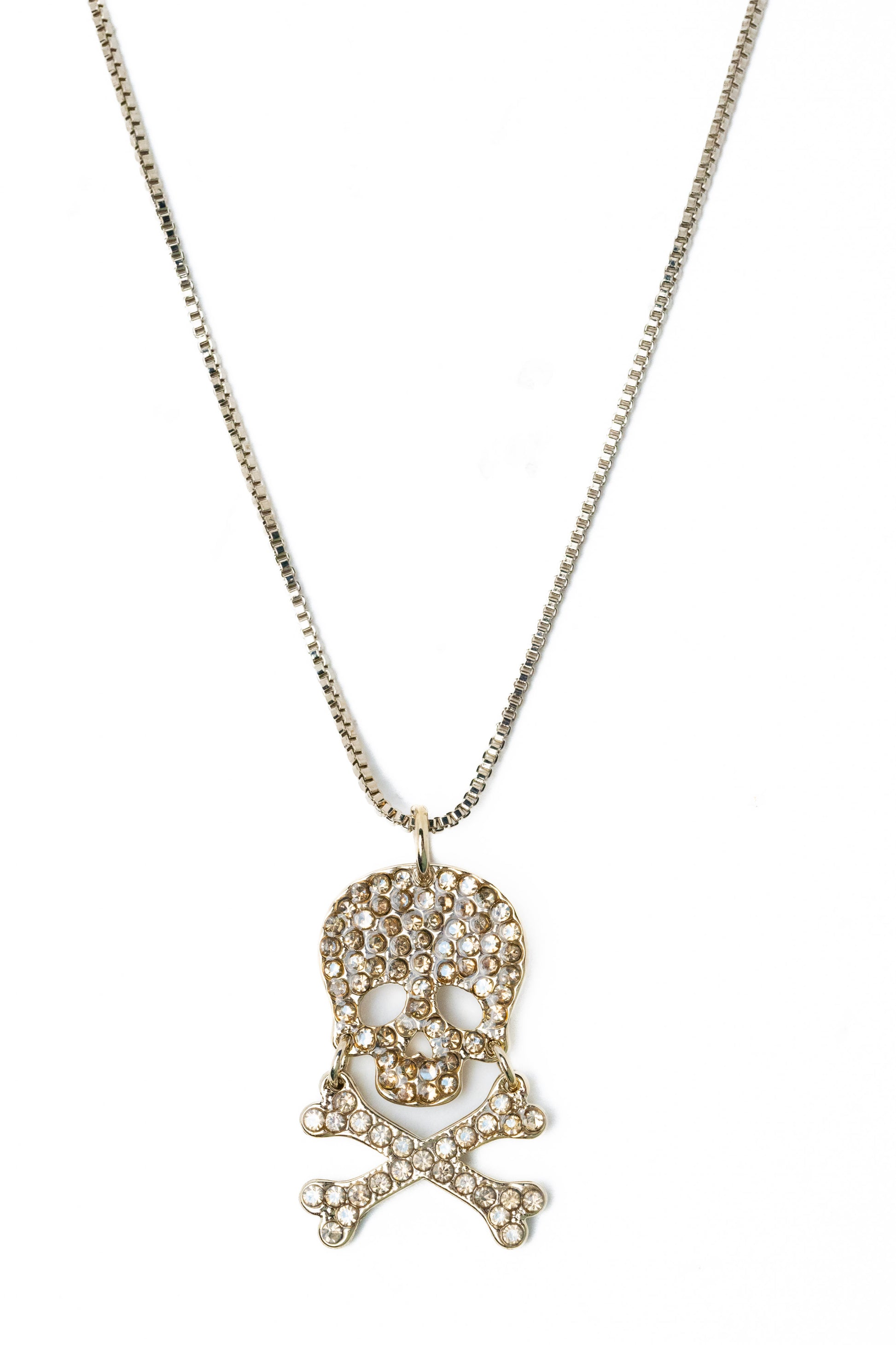 Skull Kandy Necklace - Metallic Linen