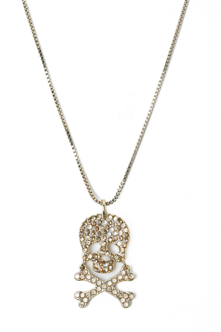 Skull Kandy Necklace - Metallic Linen