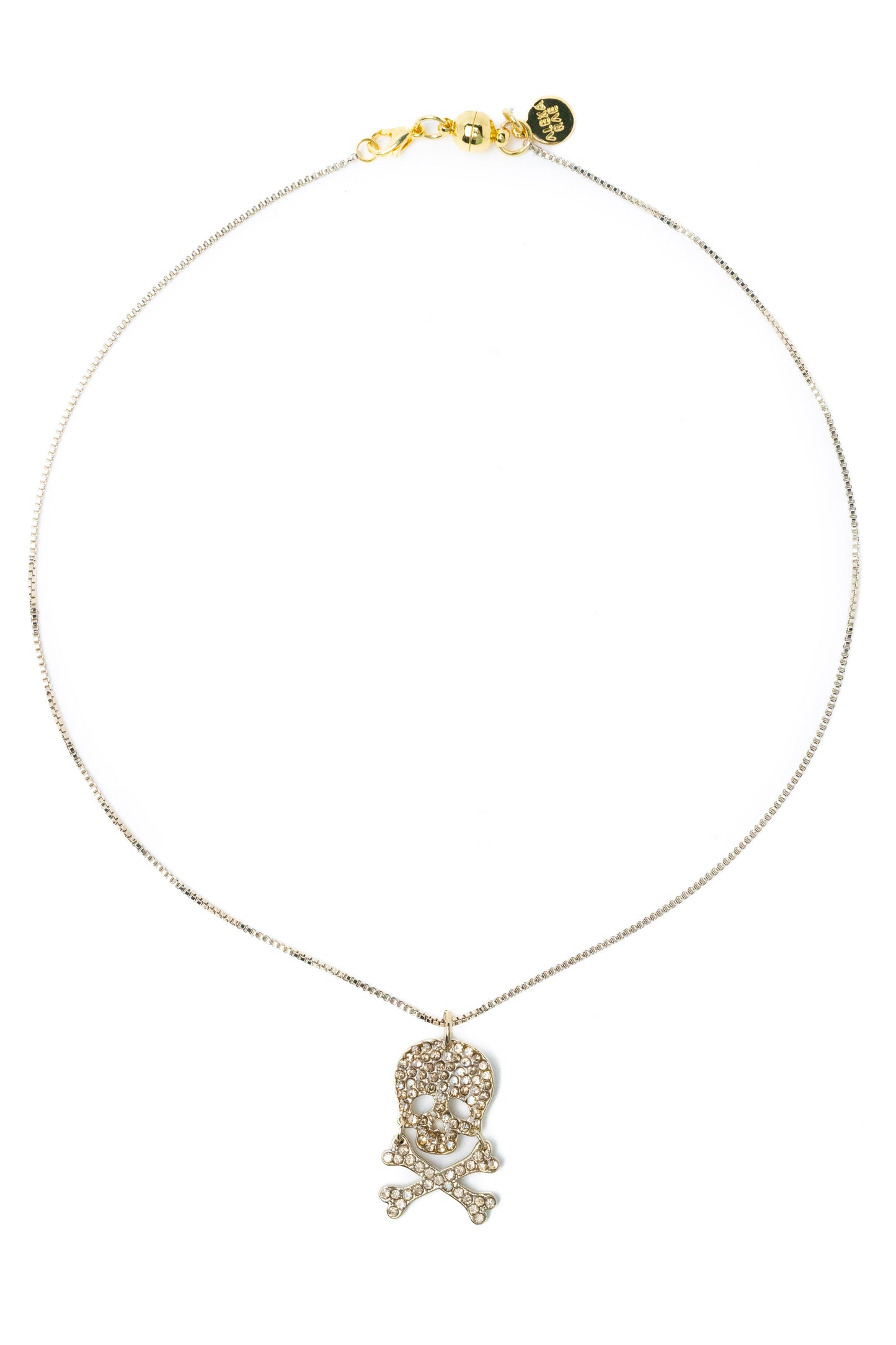 Skull Kandy Necklace - Metallic Linen