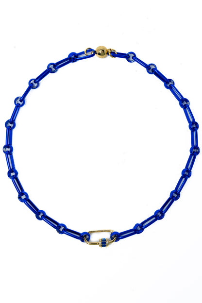 Stormy Skies Necklace - Gold Midnight